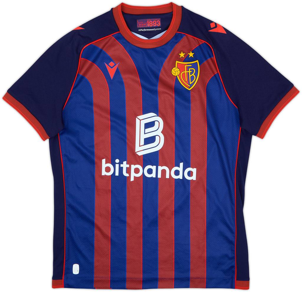2025-26 FC Basel Home Shirt - 10/10 - (L)