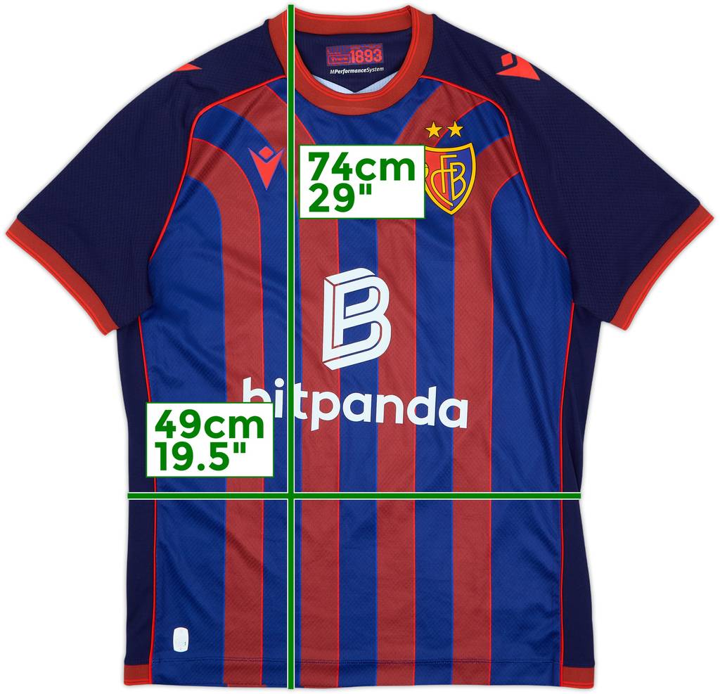 2025-26 FC Basel Home Shirt - 10/10 - (L)