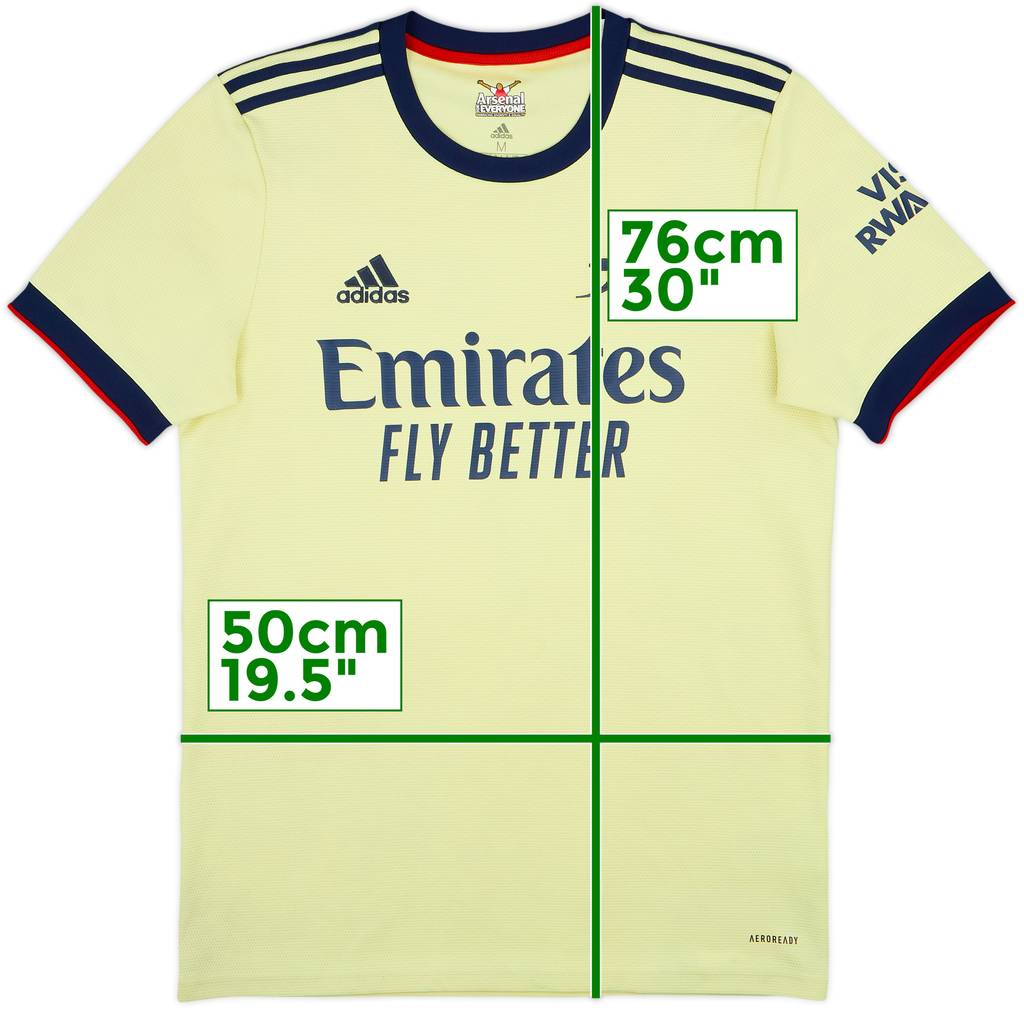 2021-22 Arsenal Away Shirt - 5/10 - (M)