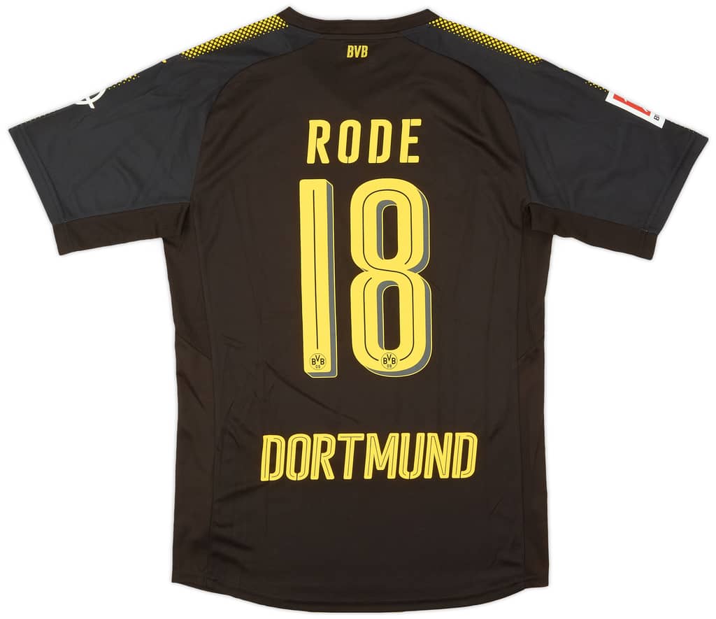 2017-18 Borussia Dortmund Away Authentic Shirt Rode #18 - 10/10 - (M)
