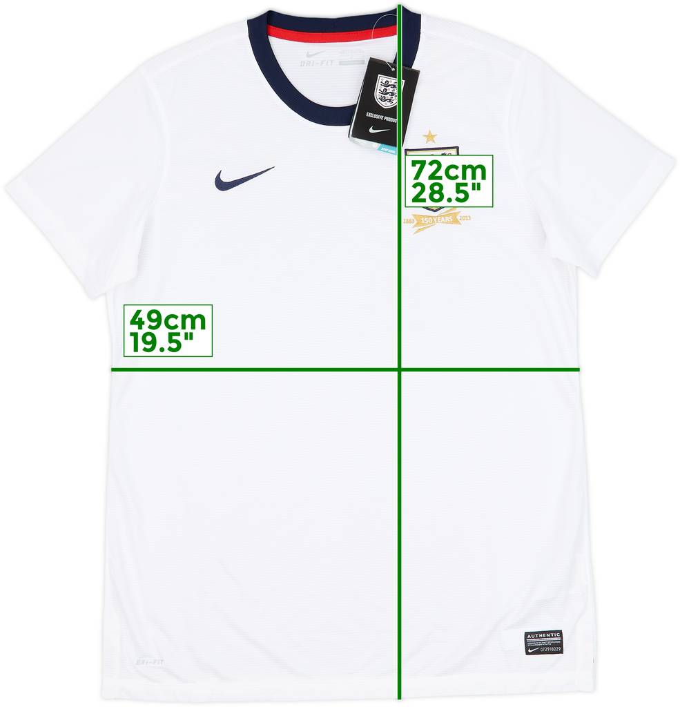 2013 England 150th Anniversary Home Shirt (Women's L)