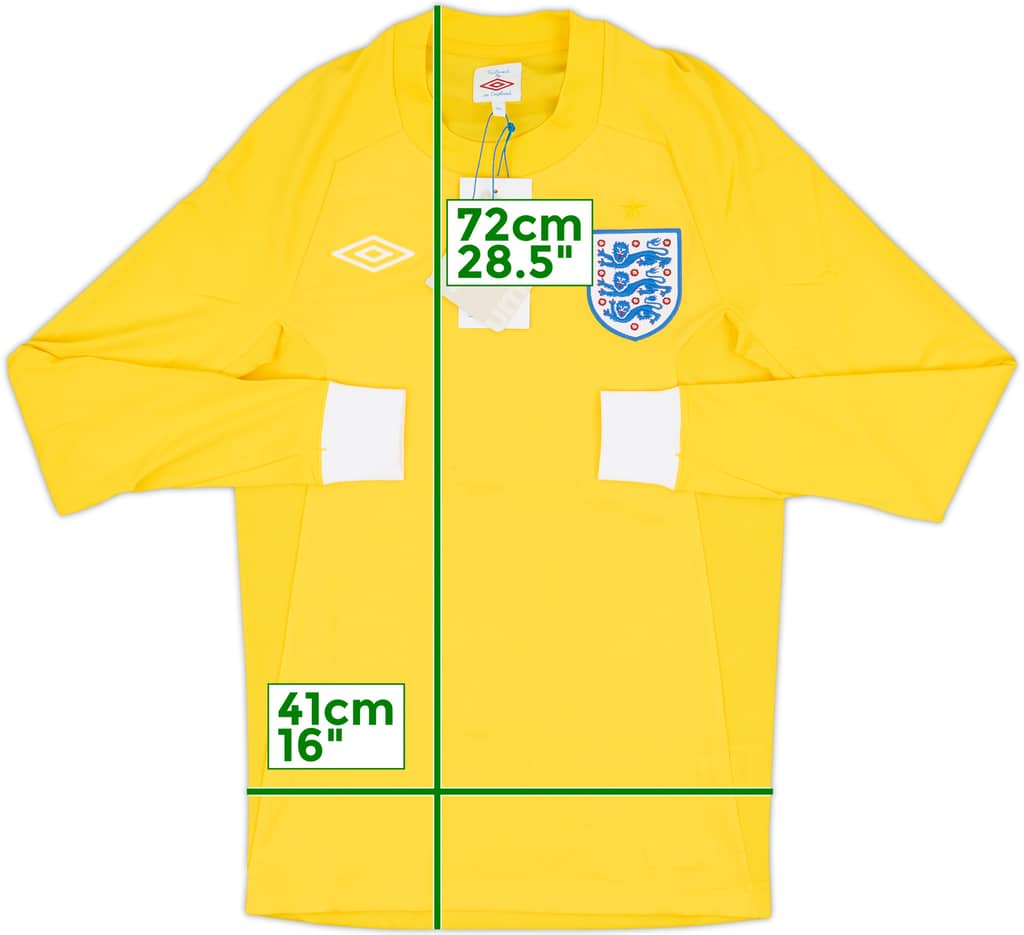 2010-11 England GK Shirt (XS)