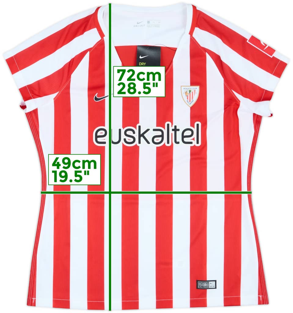 2016-17 Athletic Bilbao Home Shirt (Women's XL)