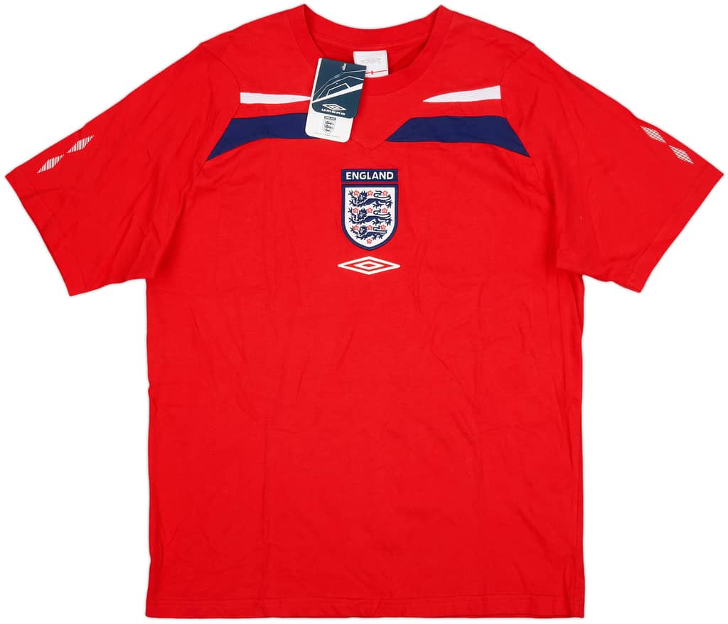 2008-10 England Umbro Cotton Tee (XL)
