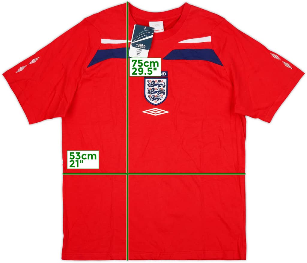 2008-10 England Umbro Cotton Tee (XL)