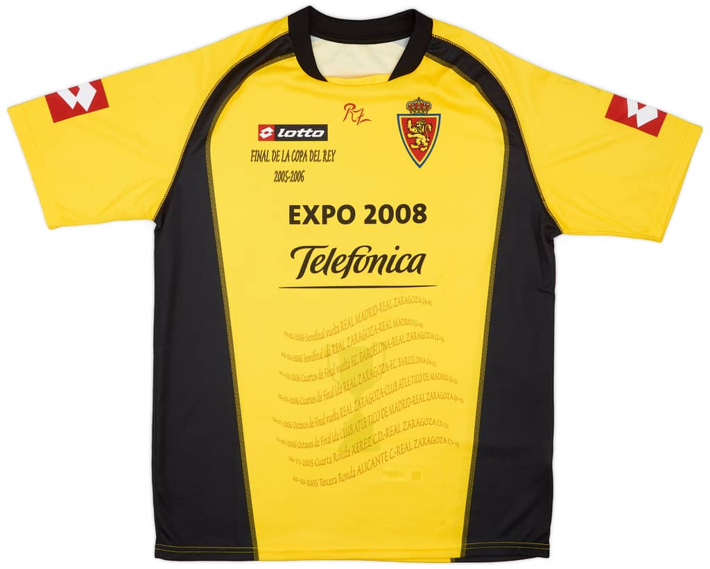 2005-06 Real Zaragoza 'Copa Del Rey Final 2005-06' Third Shirt - 9/10 - (XL)