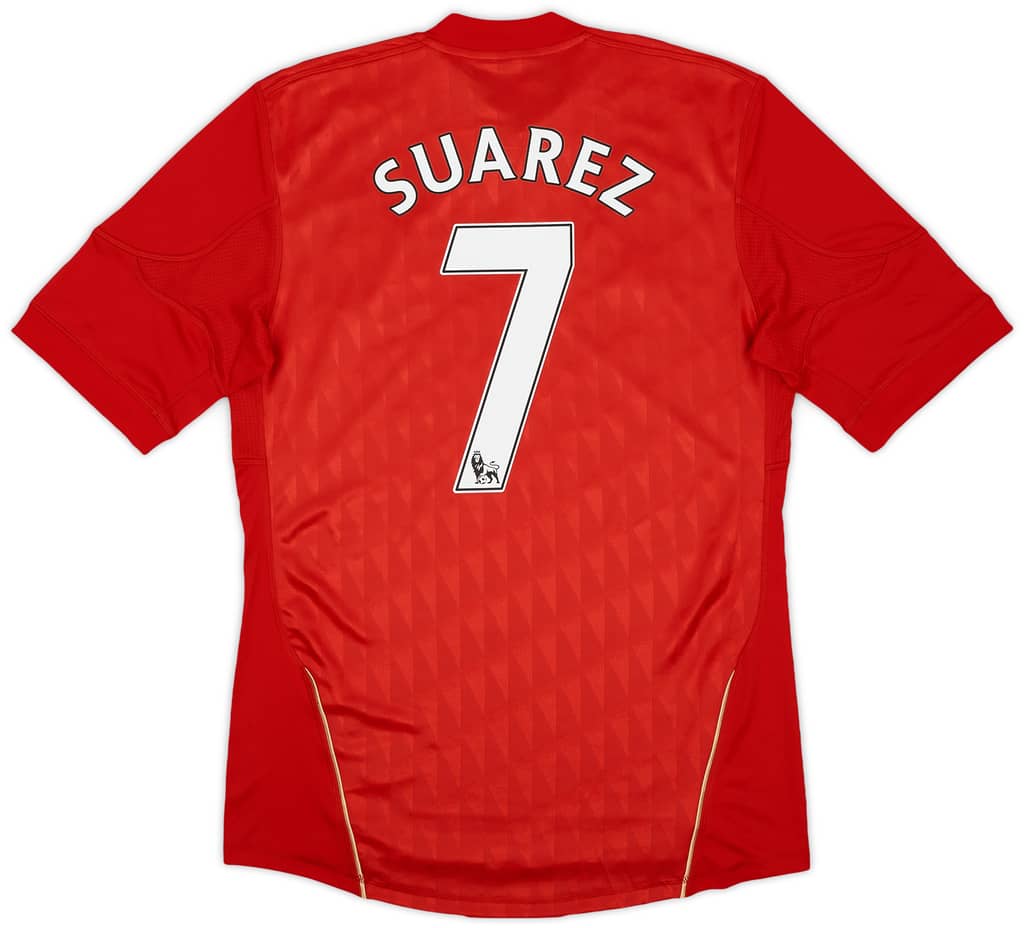 2010-12 Liverpool Home Shirt Suarez #7