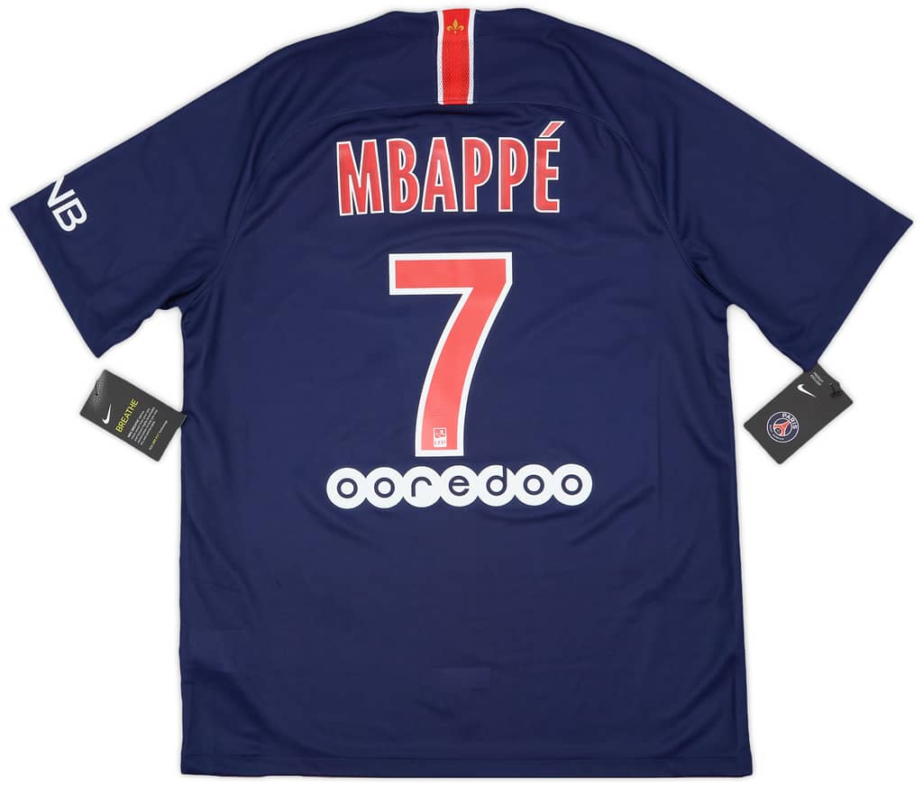 2018-19 Paris Saint-Germain Home Shirt Mbappe #7 (L)