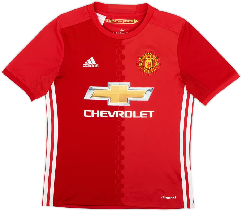 2016-17 Manchester United Home Shirt - 6/10 - (M.Boys)