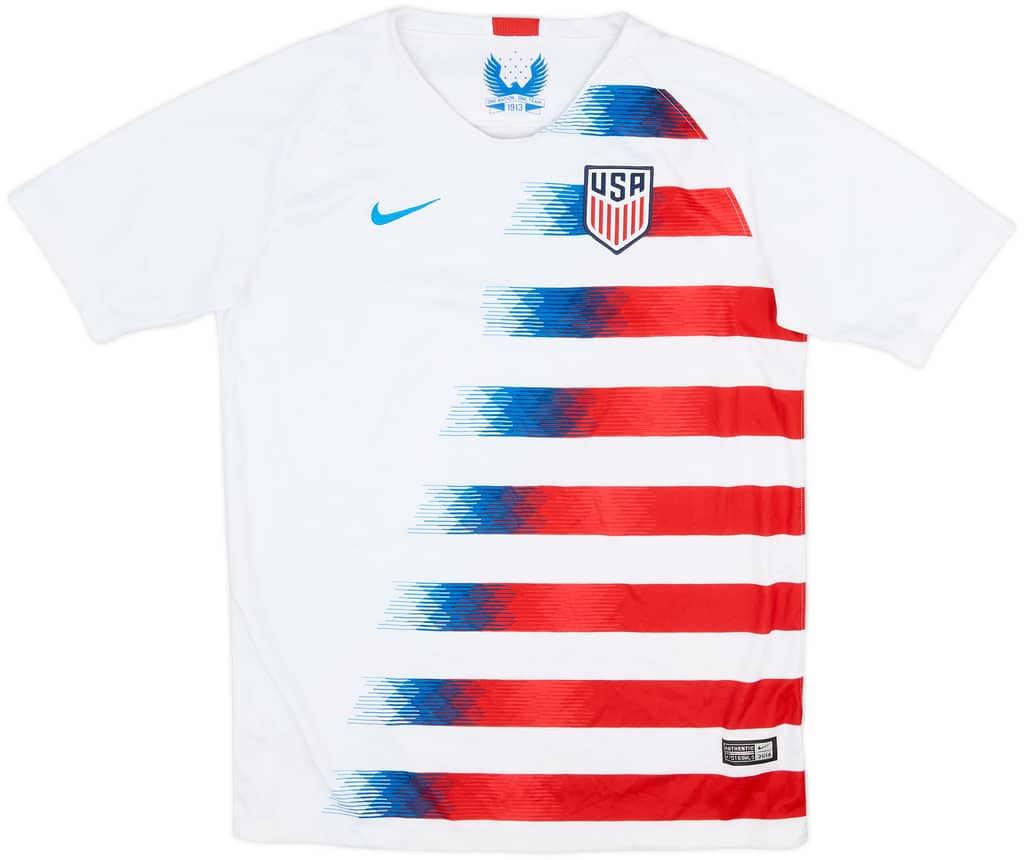 2018-20 USA Home Shirt - 7/10 - (XL.Boys)