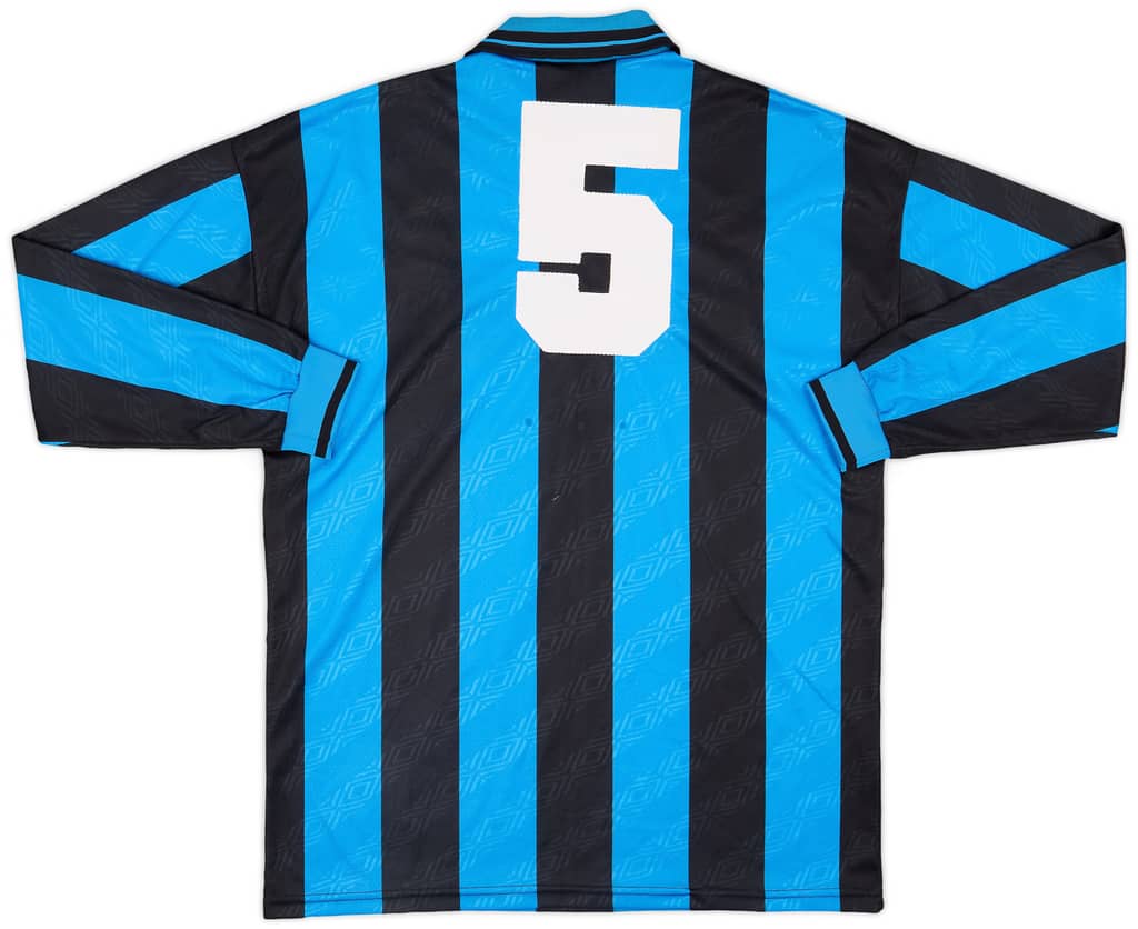 1994-95 Inter Milan Match Issue Home L/S Shirt #5