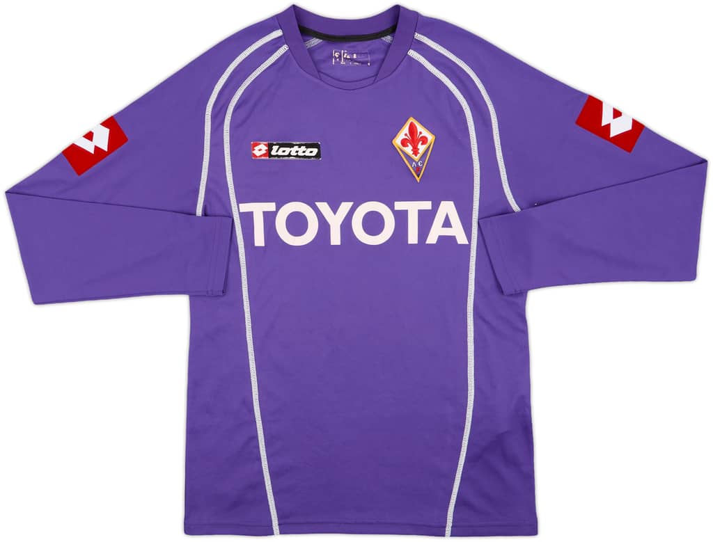 2005-07 Fiorentina Home L/S Shirt - 6/10 - (S)