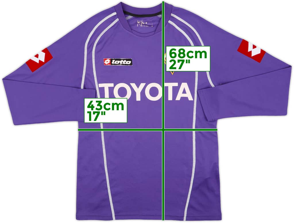 2005-07 Fiorentina Home L/S Shirt - 6/10 - (S)