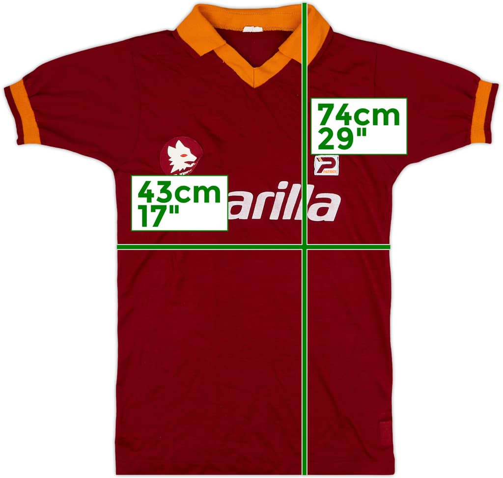 1982-83 Roma Home Shirt - 10/10 - (M)