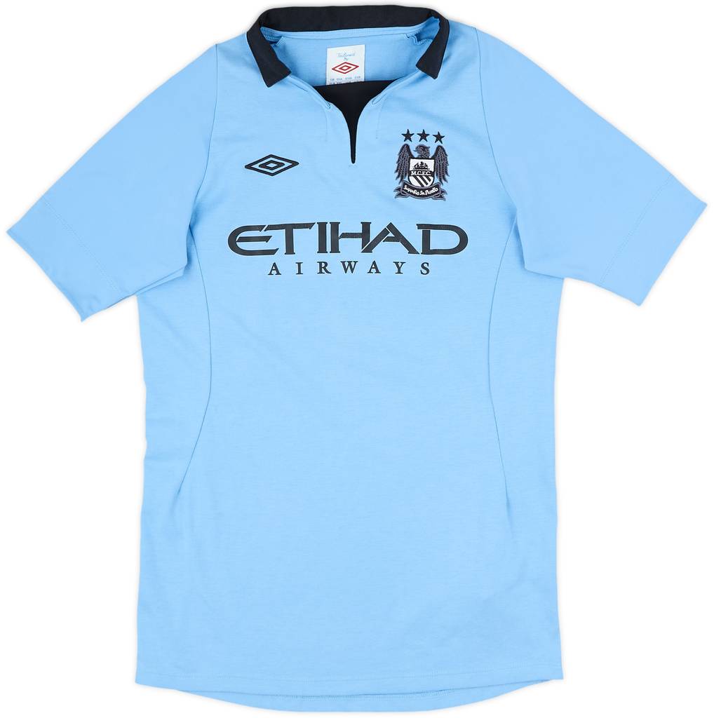2012-13 Manchester City Home Shirt - 8/10 - (XL.Boys)