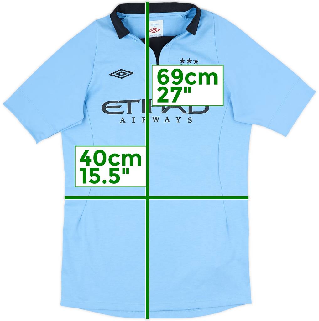 2012-13 Manchester City Home Shirt - 8/10 - (XL.Boys)