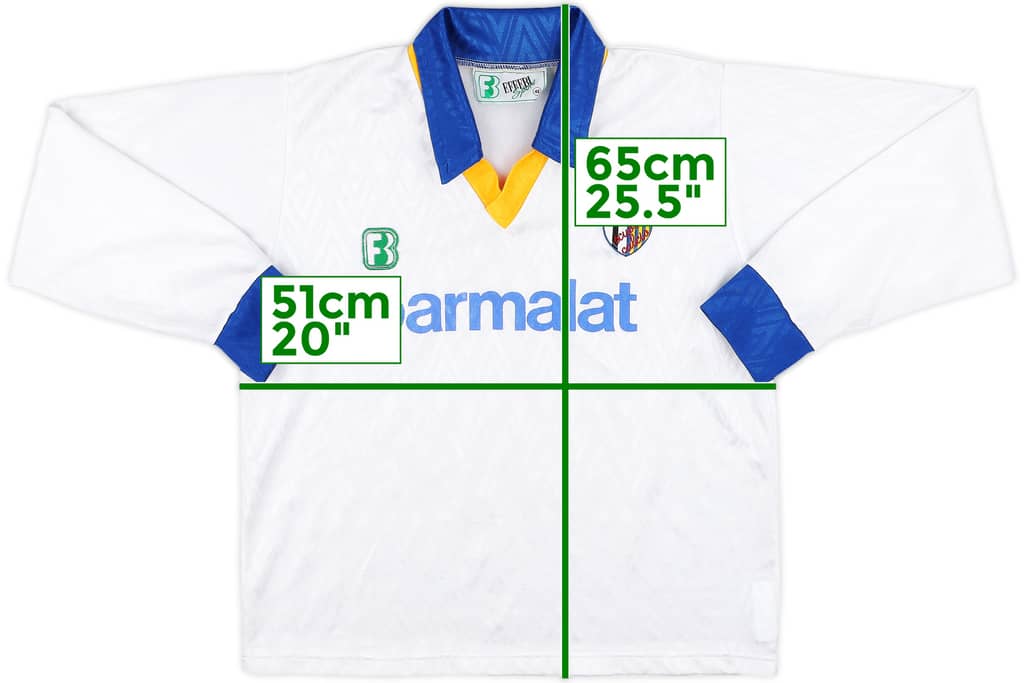 1990-92 Parma Scuola Calcio Home - 8/10 - (M)