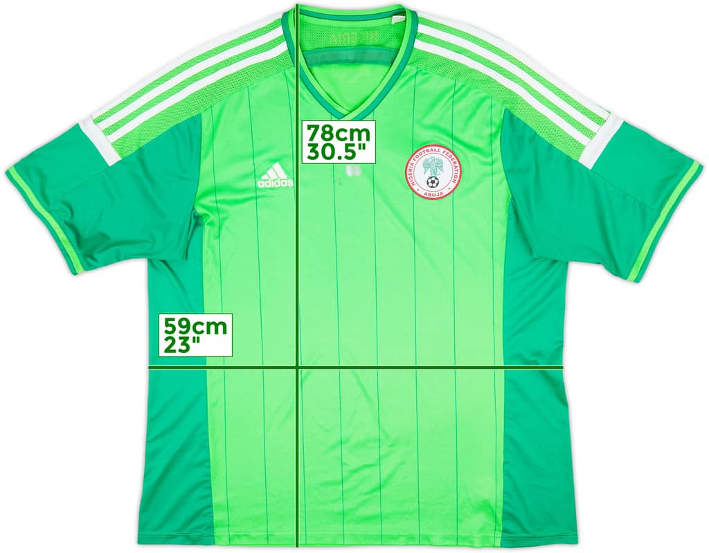 2014-15 Nigeria Home Shirt - 5/10 - (XXL)
