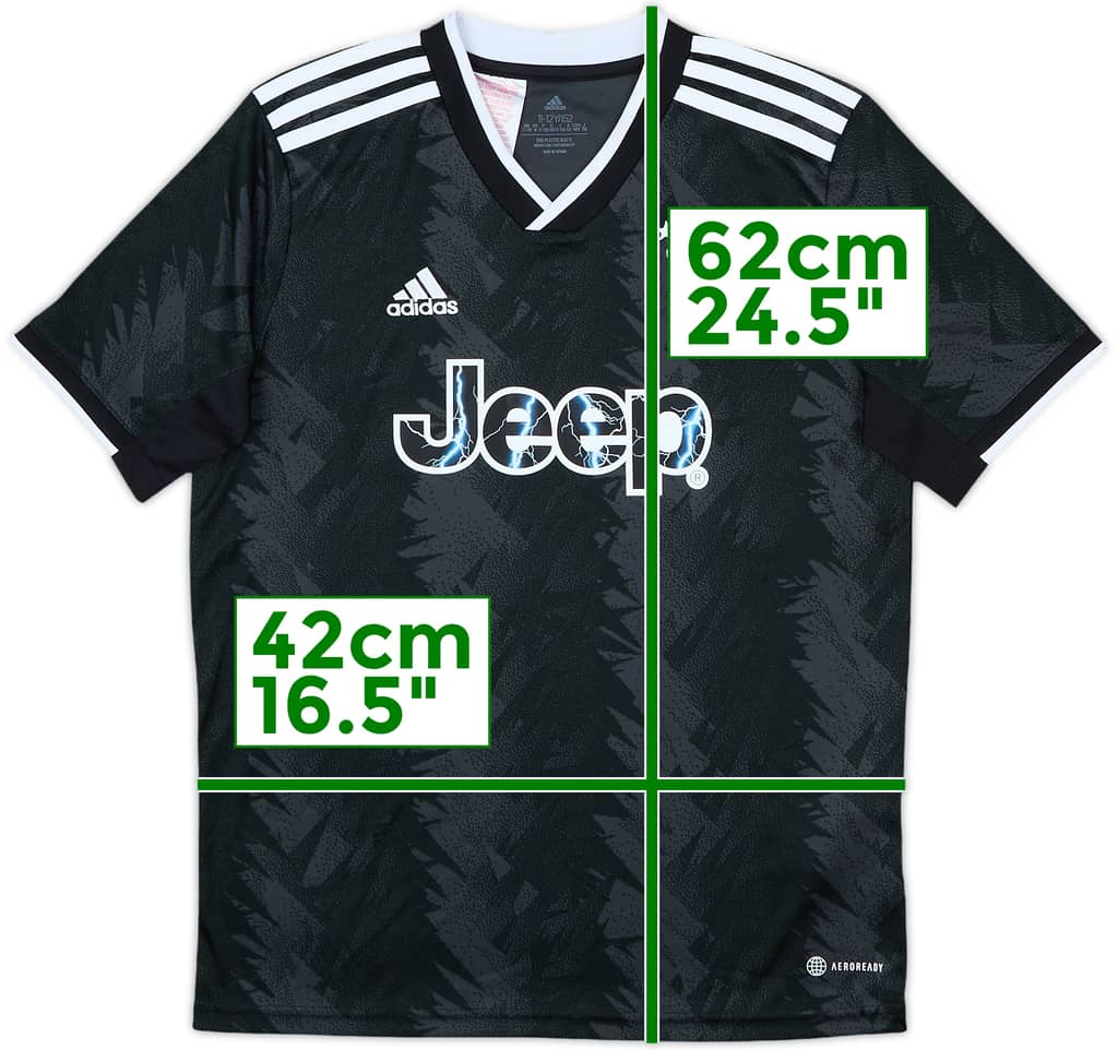 2022-23 Juventus Away Shirt - 8/10 - (M.Boys)