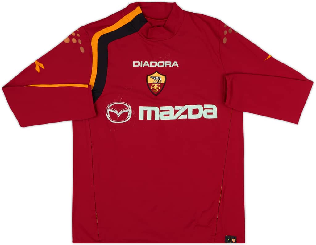 2004-05 Roma Home L/S Shirt - 4/10 - (M)