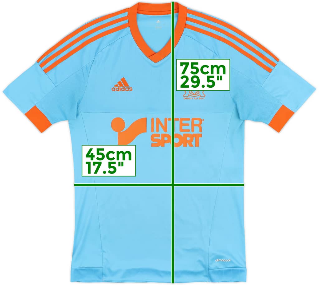 2014-15 Olympique Marseille Fourth Shirt - 7/10 - (S)
