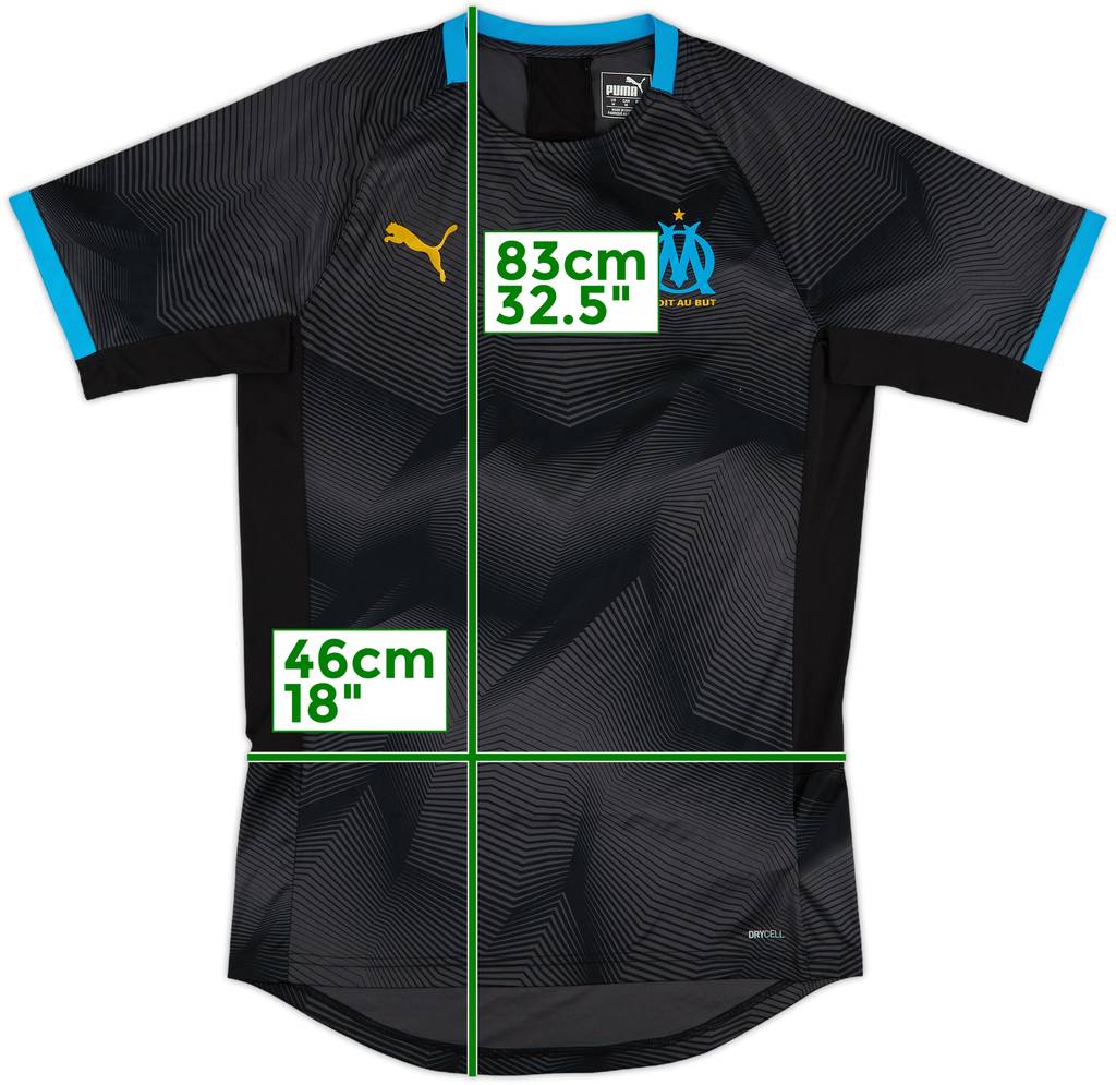 2018-19 Olympique Marseille Puma Training Shirt - 10/10 - (M)