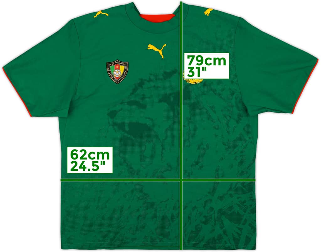 2006-08 Cameroon Home Shirt - 10/10 - (XL)