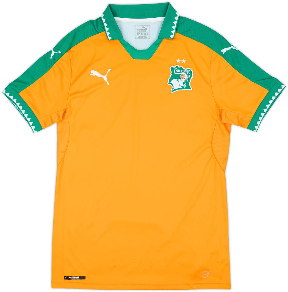 2017-18 Ivory Coast Home Shirt - 7/10 - (M)
