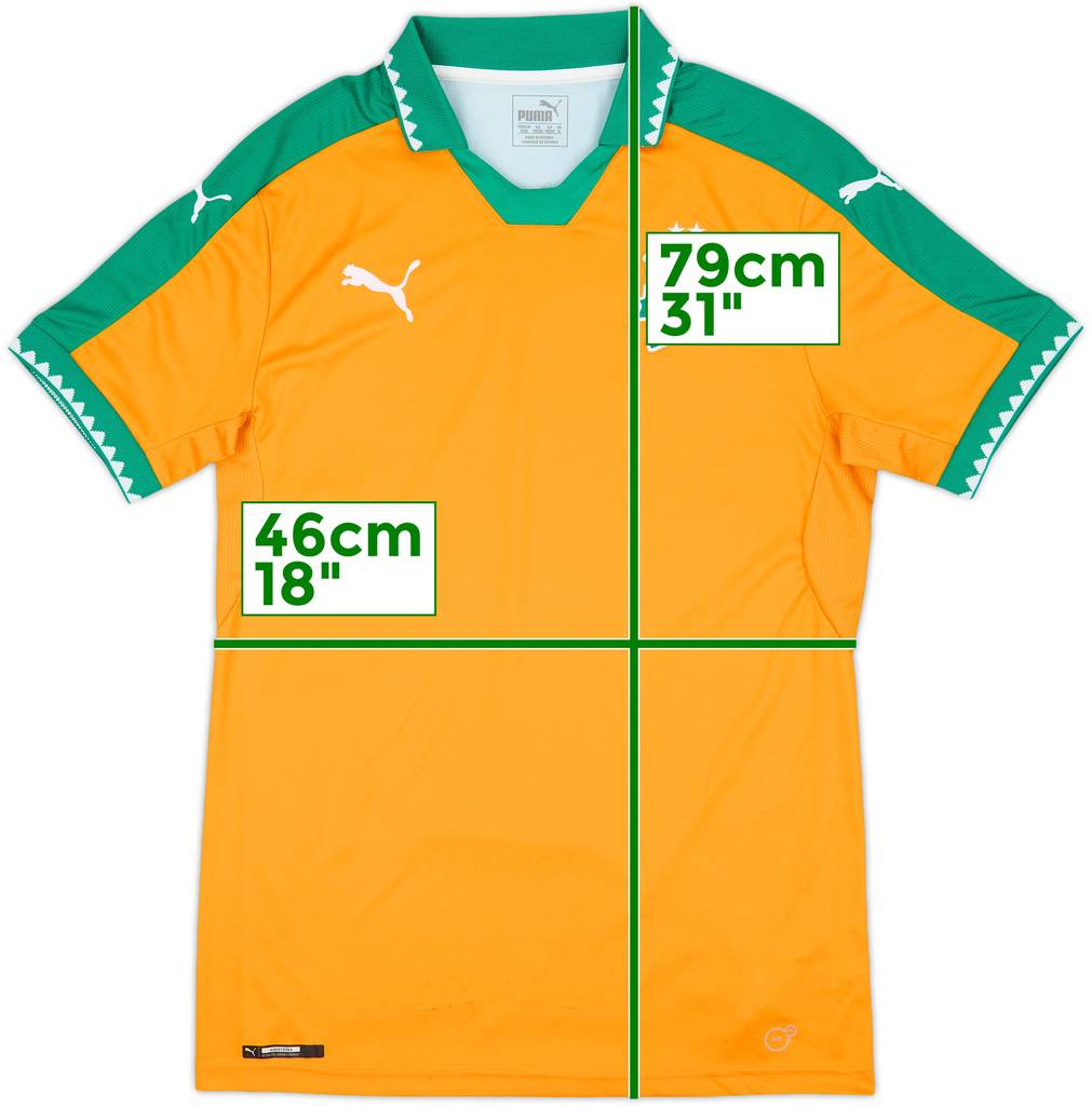 2017-18 Ivory Coast Home Shirt - 7/10 - (M)