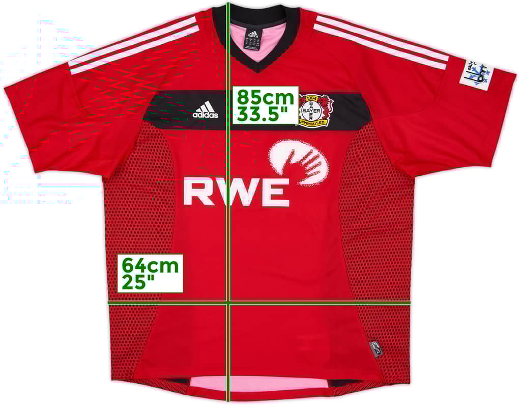 2002-04 Bayer Leverkusen Home Shirt - 9/10 - (XL)