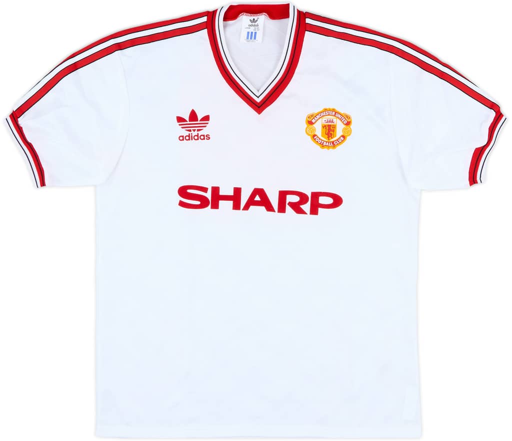 1986-88 Manchester United Away Shirt - 10/10 - (L)