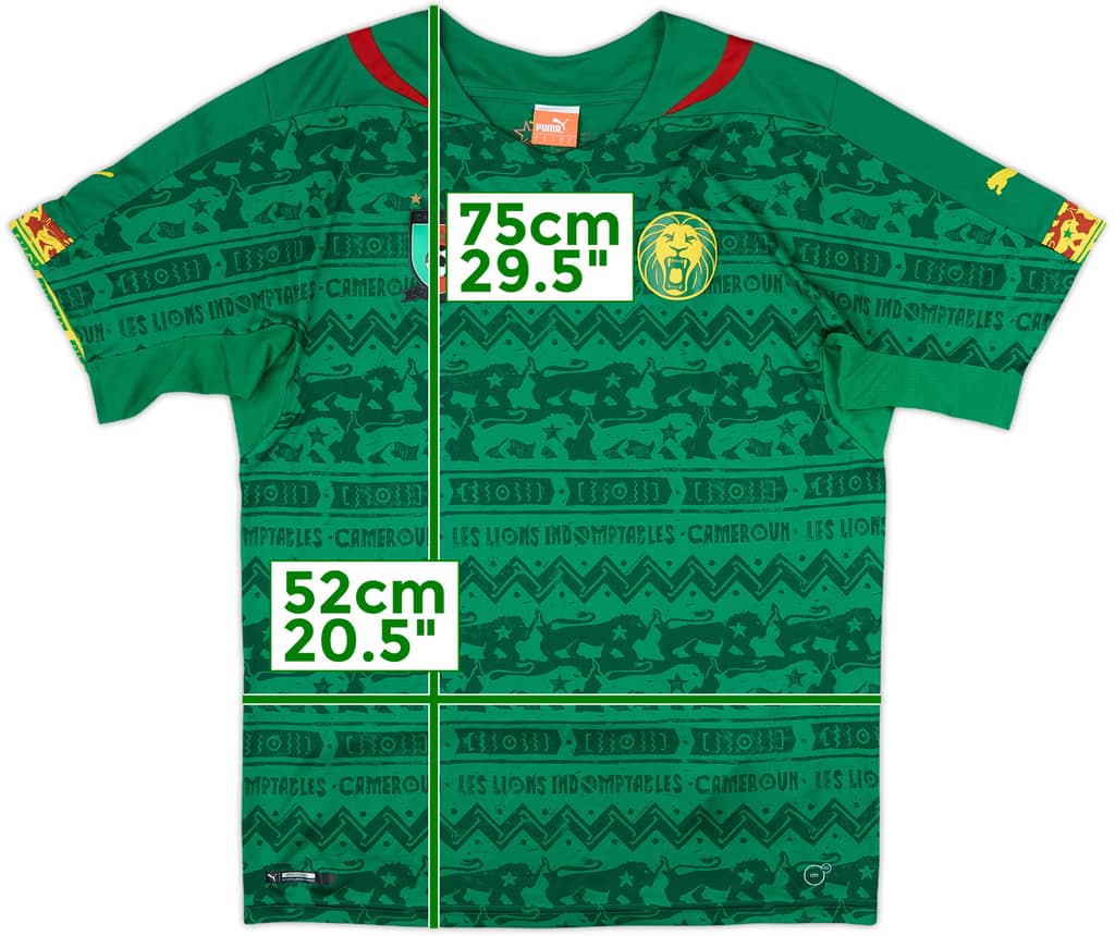 2014-16 Cameroon Home Shirt - 8/10 - (L)