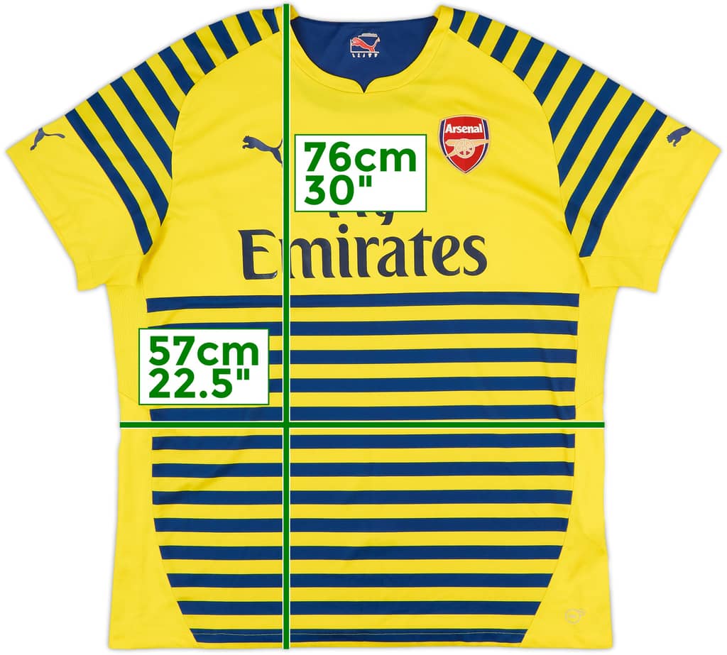 2014-15 Arsenal Puma Training Shirt - 7/10 - (XL)