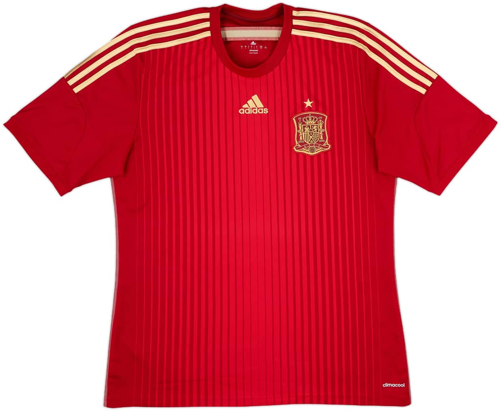 2013-15 Spain Home Shirt - 10/10 - (L)