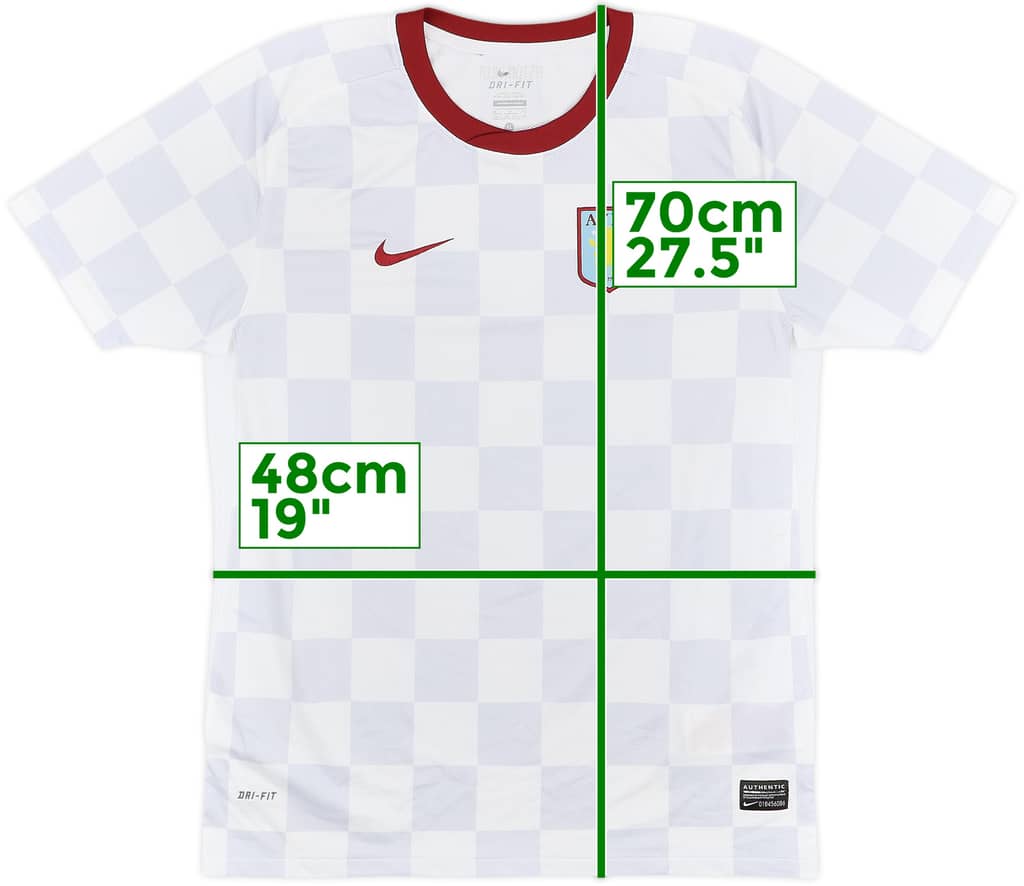 2011-12 Aston Villa Away Shirt - 9/10 - (XL.Boys)