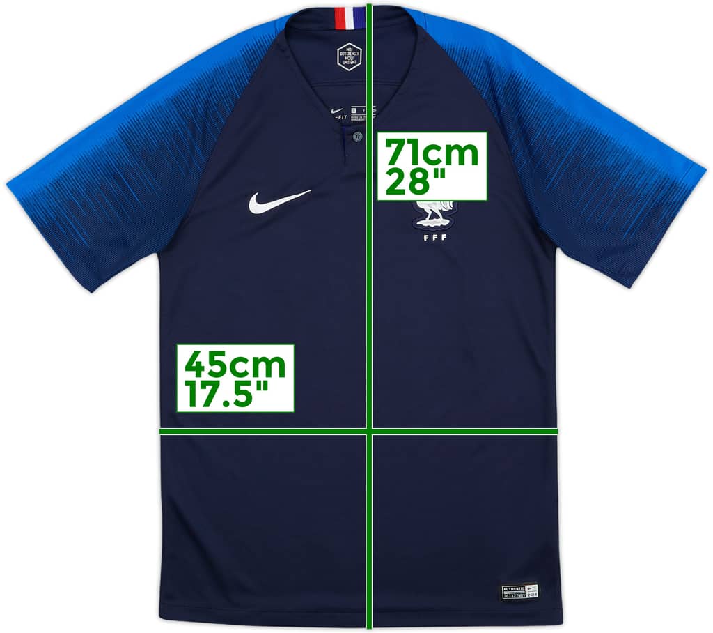 2018 France Home Shirt - 8/10 - (S)