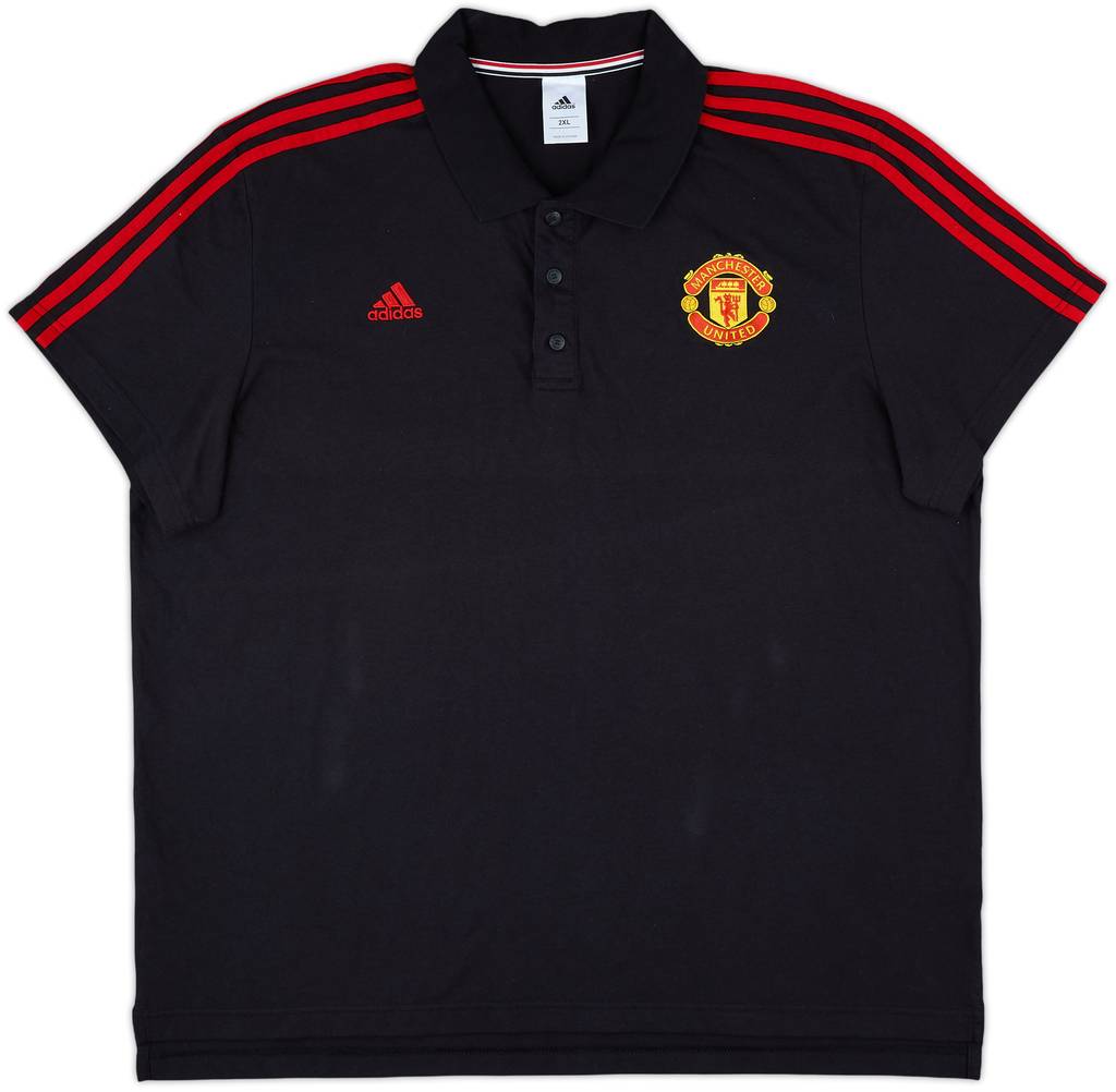 2015-16 Manchester United adidas Polo Shirt - 9/10 - (XXL)
