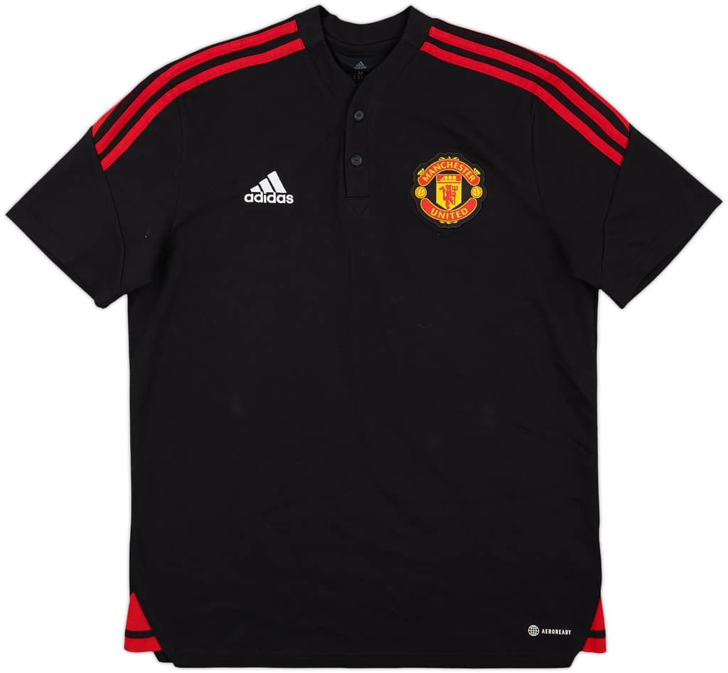 2022-23 Manchester United adidas Polo Shirt - 9/10 - (M)