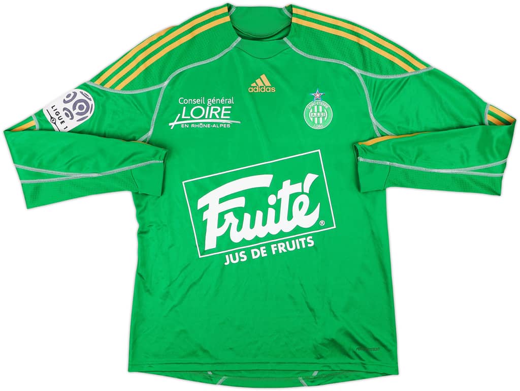 2009-10 Saint Etienne Player Issue Home L/S Shirt - 9/10 - (L)