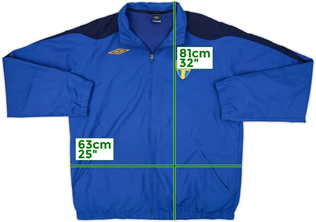 2006-07 Sweden Umbro Track Jacket - 8/10 - (XL)