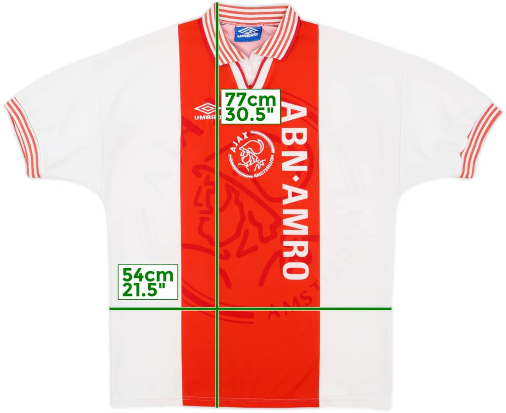 1995-96 Ajax Home Shirt - 9/10 - (L)