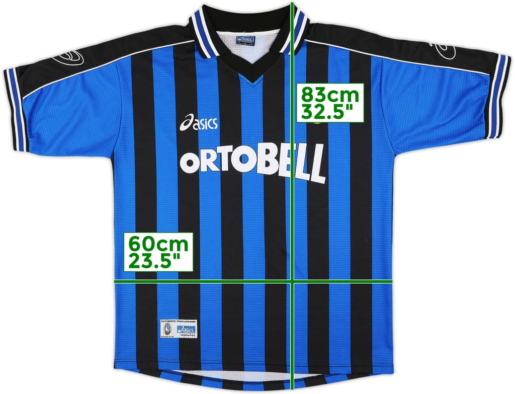 2000-01 Atalanta Home Shirt - 8/10 - (L)
