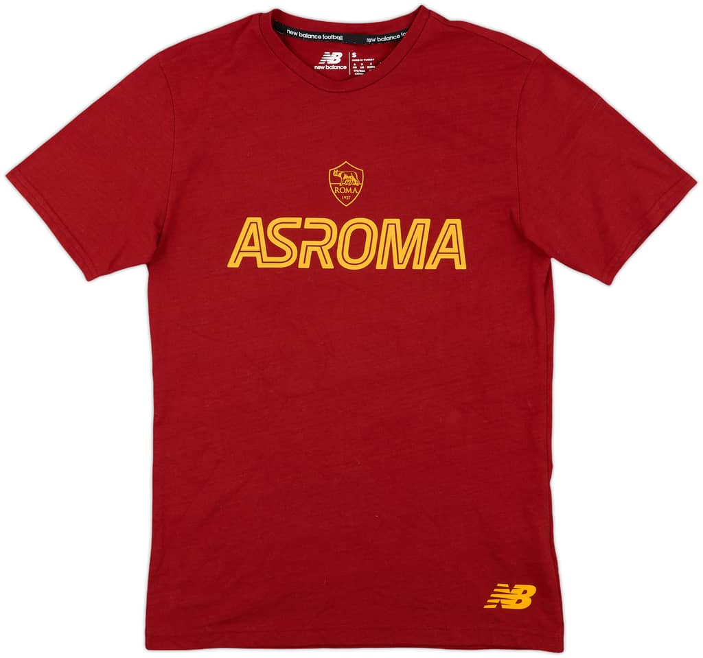 2022-23 Roma New Balance Cotton Tee - 10/10 - (S)