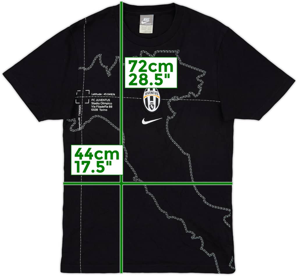 2009-10 Juventus Nike Cotton Tee - 9/10 - (S)