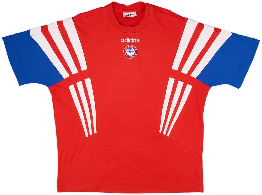 1995-96 Bayern Munich adidas Cotton Tee - 9/10 - (XXL)