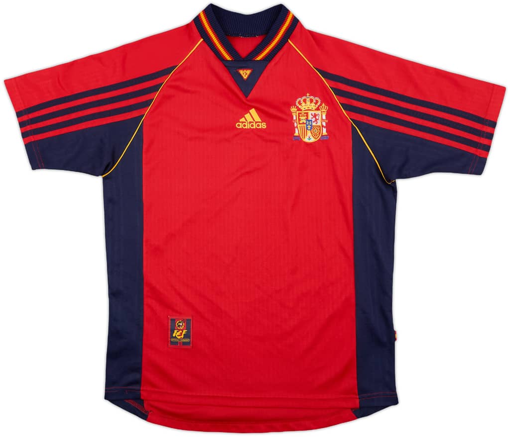 1998-99 Spain Home Shirt - 8/10 - (XL.Boys)
