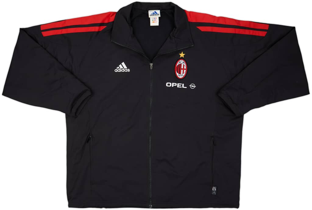 2001-02 AC Milan adidas Track Jacket - 8/10 - (XL)
