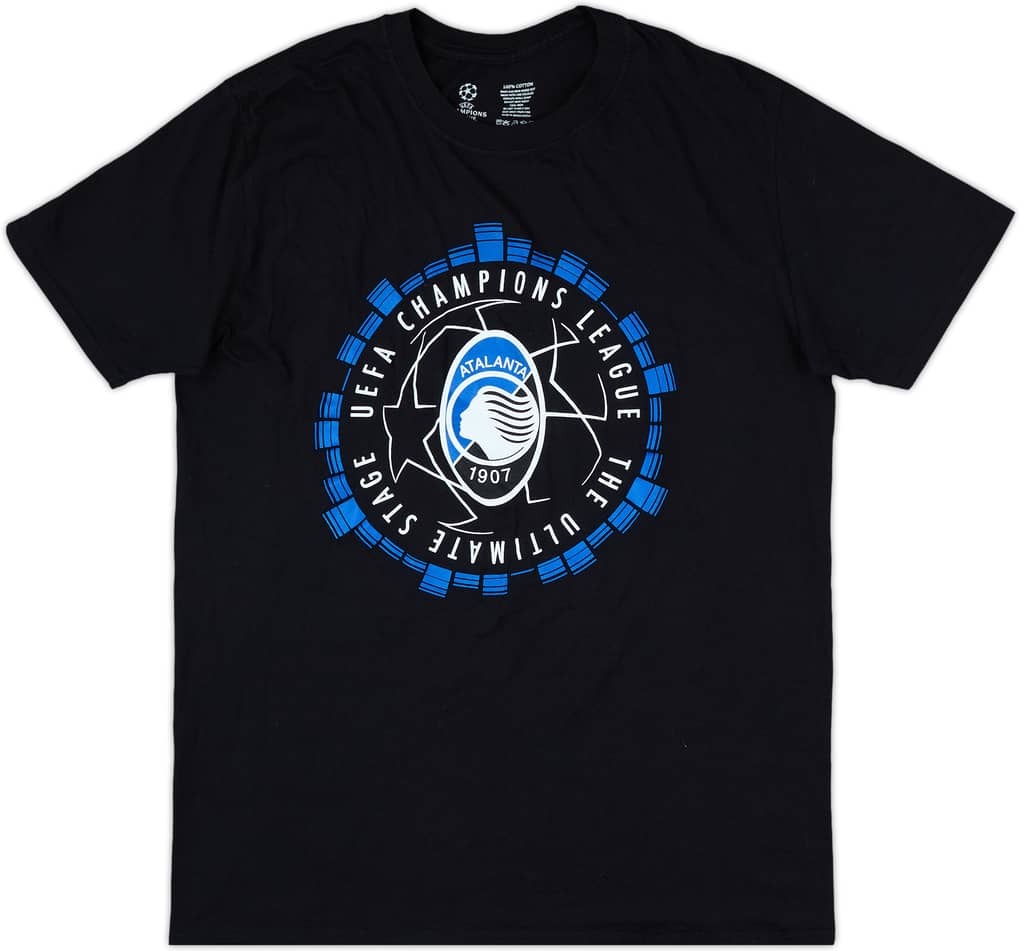 2019-20 Atalanta Champions League Cotton Tee - 8/10 - (L)