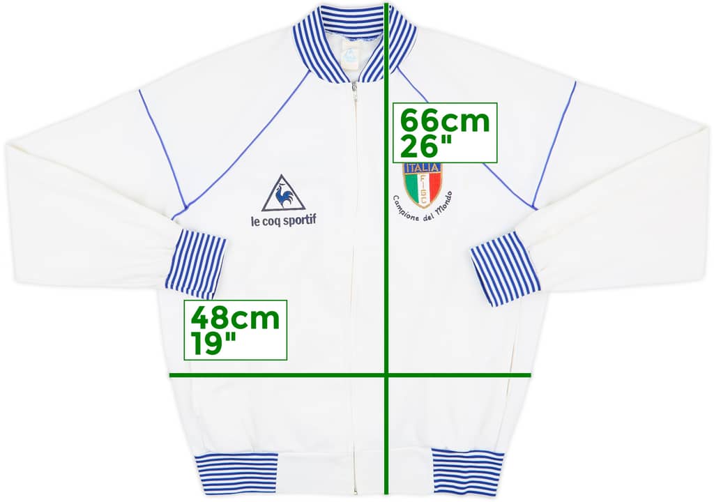 1982 Italy "Campione del Mondo" Le Coq Sportif Track Jacket - 8/10 - (XL)