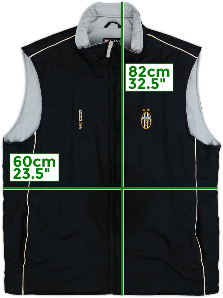 2001-02 Juventus Lotto Padded Gilet - 8/10 - (L)